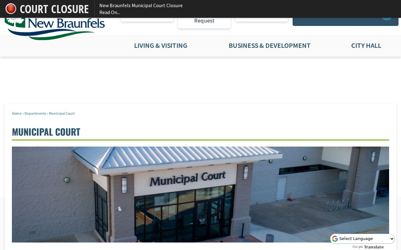 New Braunfels resident lookup municipal court search